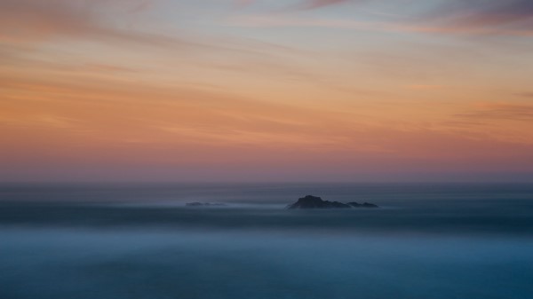 Mountain Peak Fog Wallpaper