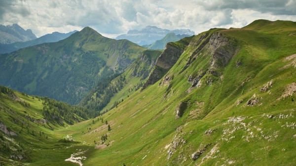 Mountain Peak Grass Image Wallpaper