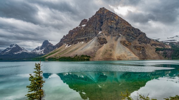Mountain Peak Lake Image Wallpaper