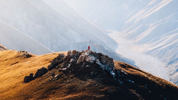 Mountain Peak Silhouette Picture Wallpaper
