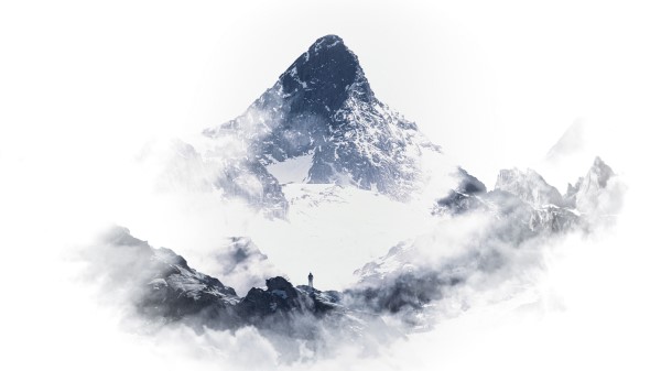 Mountain Peak Silhouette wallpaper