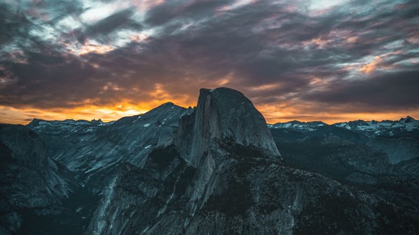 Mountain Peak Sky Image Wallpaper