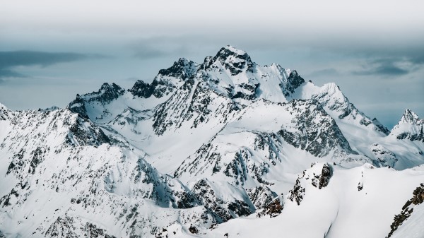 Mountain Peak Snow Im wallpaper