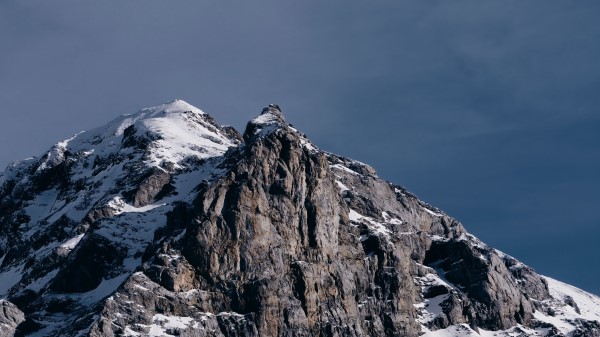 Mountain Peak Snow Img Wallpaper