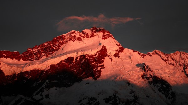 Mountain Peak Snowy Wallpaper