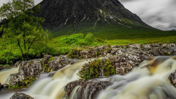 Mountain River Stream Wallpaper