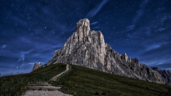 Mountain Rock Path Wallpaper