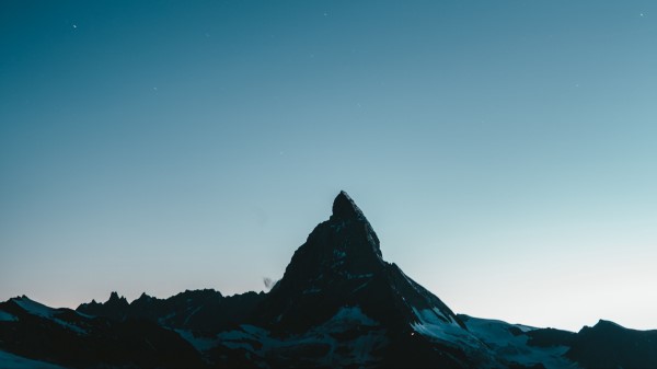 Mountain Rock Silhouette Wallpaper