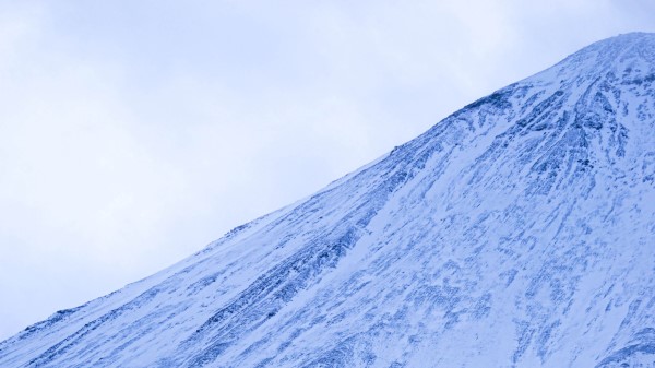 Mountain Snowy Slope Image Wallpaper