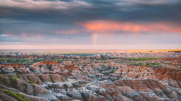Mountains Aerial View Horizon Wallpaper