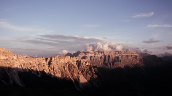 Mountains Canyon Aerial View Wallpaper