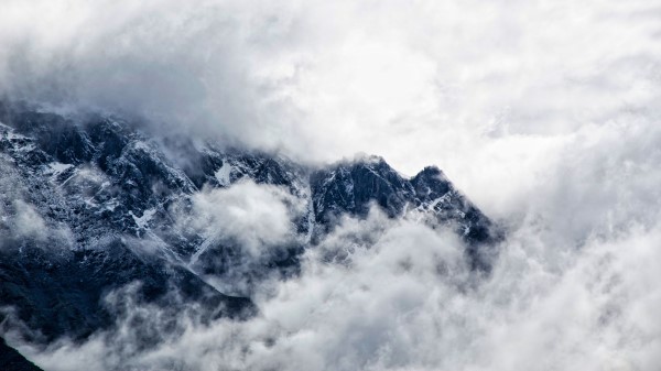 Mountains Clouds Fog Wallpaper
