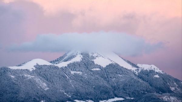Mountains Clouds La Croisette Wallpaper