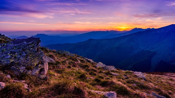 Mountains Clouds Wallpaper