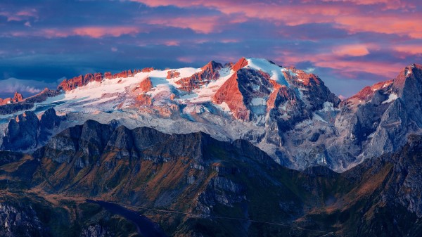 Mountains Glacier Summit Wallpaper