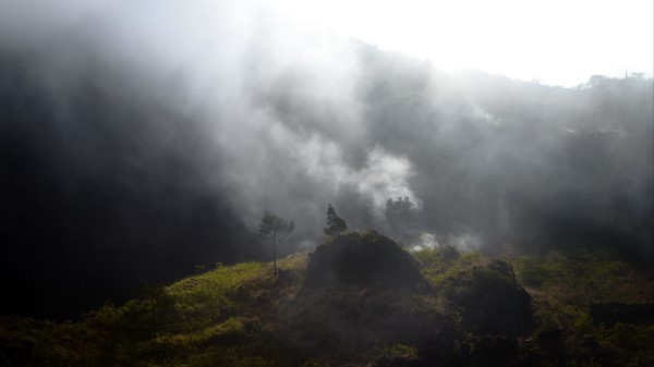 Mountains Hills Fog Image Wallpaper