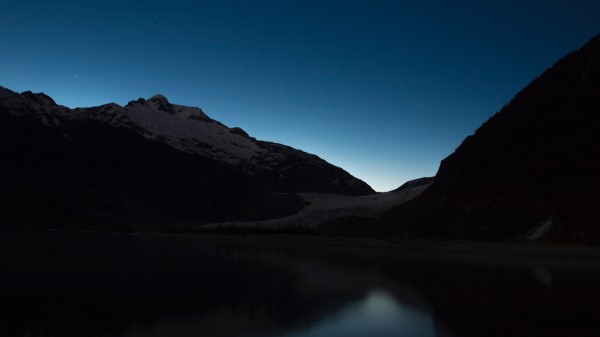 Mountains Lake Night Wallpaper