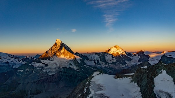 Mountains Peak Relief Wallpaper