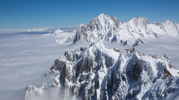 Mountains Peak Snow Image Wallpaper
