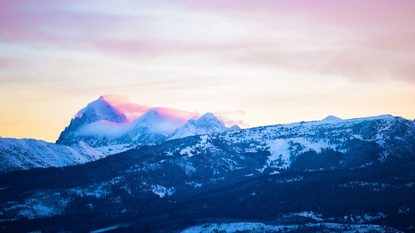 Mountains Peaks Clouds Mn Wallpaper