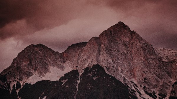 Mountains Peaks Clouds Pic Wallpaper
