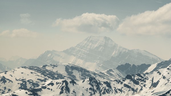 Mountains Peaks Fog Image Wallpaper