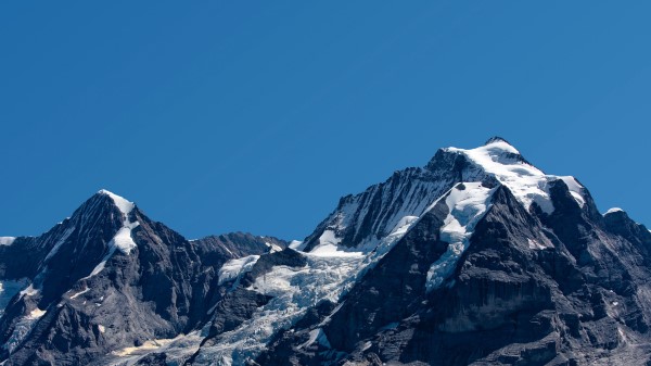Mountains Peaks Sky Wallpaper