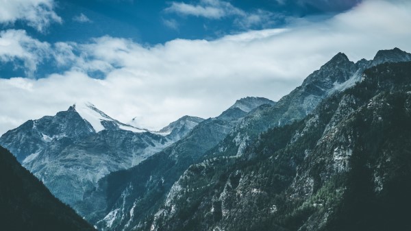 Mountains Peaks Snow Picture Wallpaper