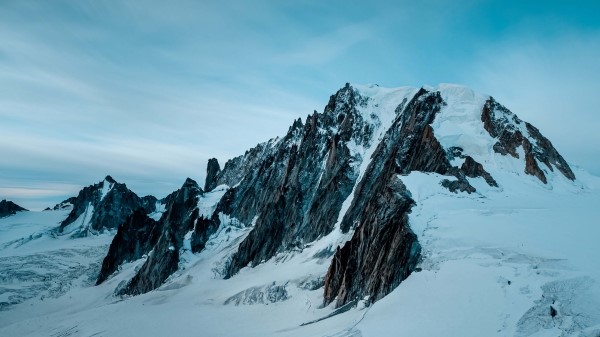 Mountains Peaks Snowy Photo Wallpaper