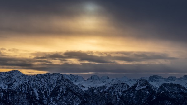 Mountains Peaks Snowy Picture Wallpaper