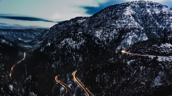 Mountains Road Top Wallpaper