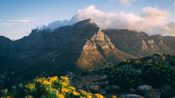 Mountains Rocks Clouds Image Wallpaper