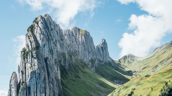 Mountains Rocks Gorge Wallpaper