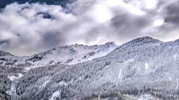 Mountains Rocks Snow Image Wallpaper