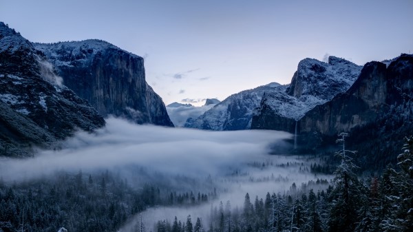 Mountains Rocks Snow Pic Wallpaper
