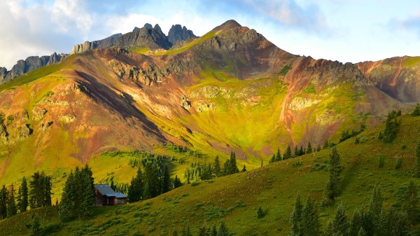 Mountains Rocks Trees Mn Wallpaper