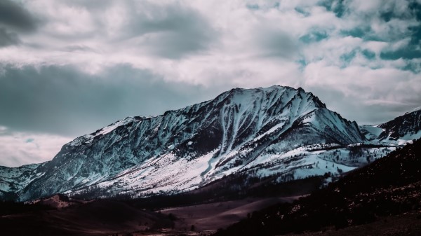 Mountains Snow Covered Peaks Wallpaper