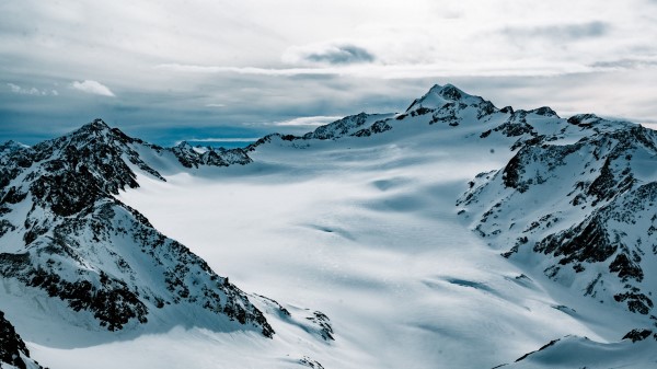 Mountains Snow Peaks Image Wallpaper
