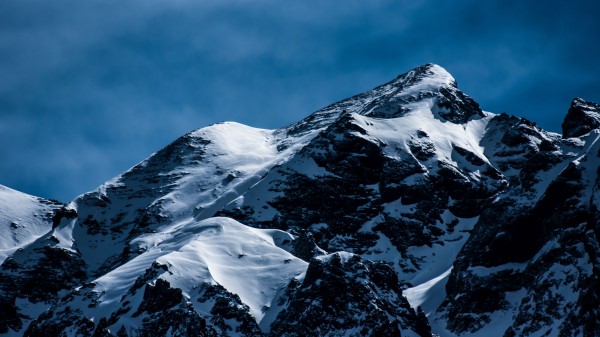 Mountains Snow Peaks Wallpaper
