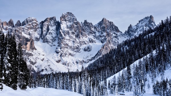 Mountains Snow Snowy Image Wallpaper