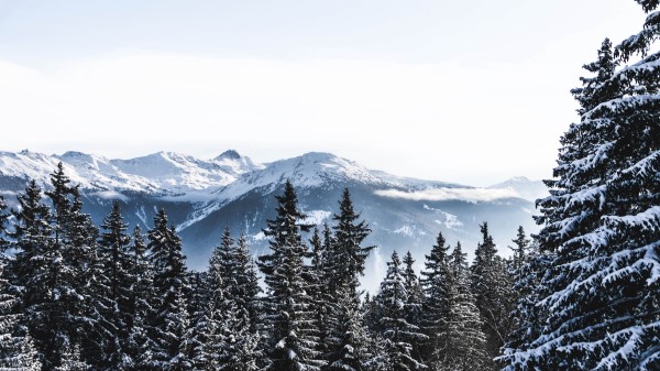 Mountains Snow Winter Image Wallpaper