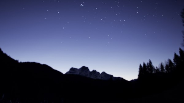 Night Mountains Ice Wallpaper