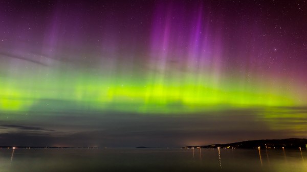 Northern Lights Aurora Horizon Wallpaper