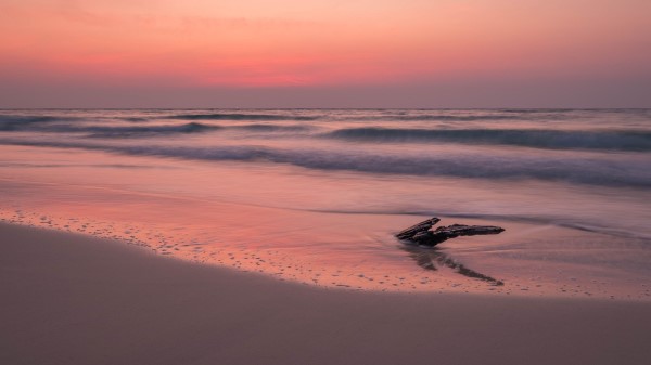 Ocean Coast Sunset Wallpaper