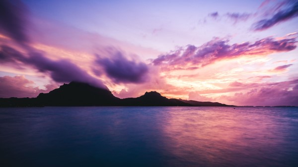 Ocean Rocks Clouds Wallpaper