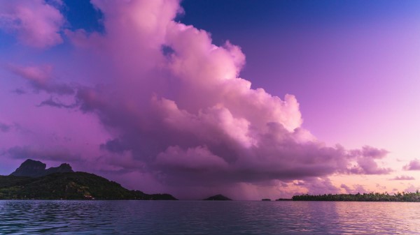 Ocean Rocks Island Wallpaper