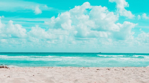 Ocean Sand Horizon Wallpaper