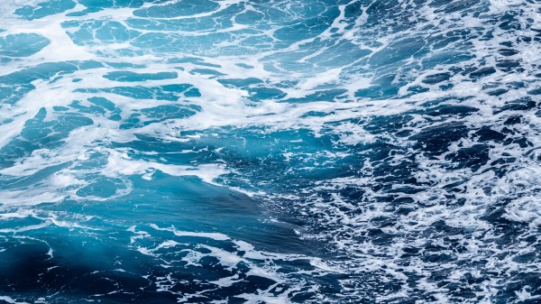 Ocean Water Foam Wallpaper