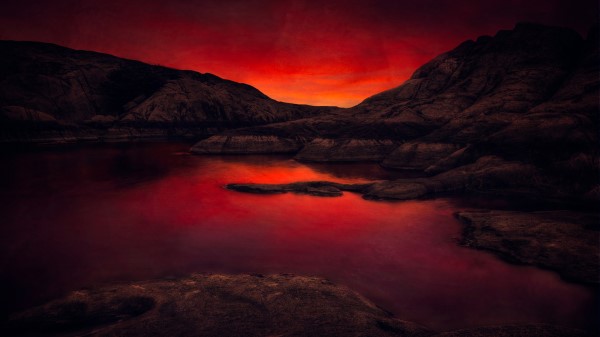 Orange Sunset Wallpaper Wallpaper