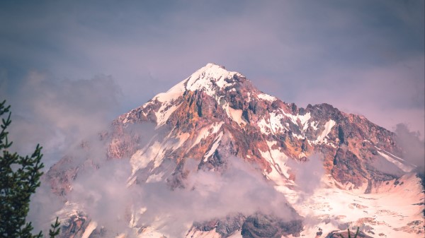 Peak Mountains Snow Wallpaper